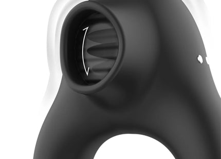 ARMONY - SILIKON-VIBRATORRING 3 MOTOREN SCHWARZ - GOLD - Penisring für Paare