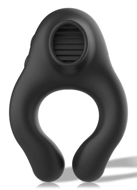 ARMONY - SILIKON-VIBRATORRING 3 MOTOREN SCHWARZ - GOLD - Penisring für Paare