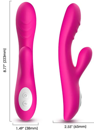 Armony spark vibrator wärmeeffect fuchsia iconischer silikon vibrator in kaninchenform mit weißem bedienfeld