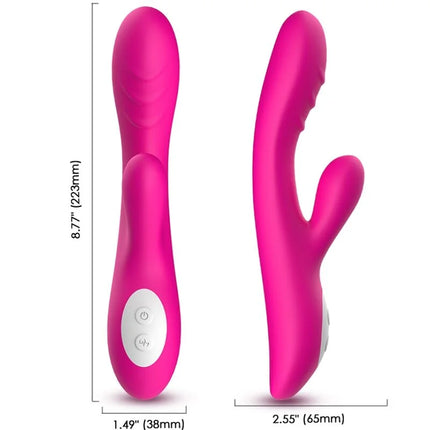 Armony spark vibrator wärmeeffect fuchsia iconischer silikon vibrator in kaninchenform mit weißem bedienfeld