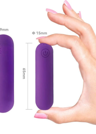 ARMONY - SPLASH HAHA VIBRATOR BULLET SILIKON 10 VIBRATIONEN 75 X 19 CM LILA - Vibrierende Kugeln