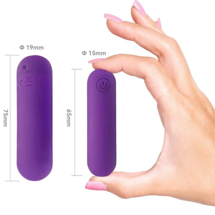 ARMONY - SPLASH HAHA VIBRATOR BULLET SILIKON 10 VIBRATIONEN 75 X 19 CM LILA - Vibrierende Kugeln