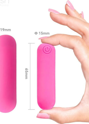 ARMONY - SPLASH HAHA VIBRATOR BULLET SILIKON 10 VIBRATIONEN 75 X 19 CM ROSA - Vibrierende Kugeln