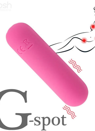 ARMONY - SPLASH HAHA VIBRATOR BULLET SILIKON 10 VIBRATIONEN 75 X 19 CM ROSA - Vibrierende Kugeln
