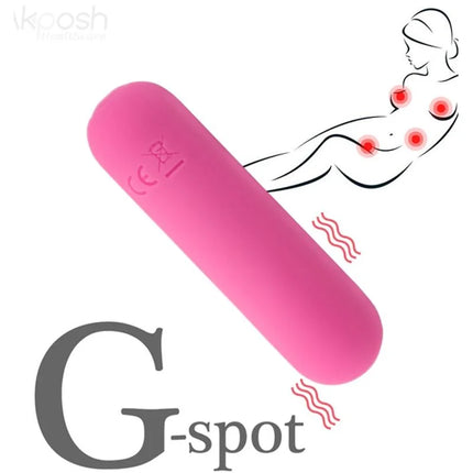 ARMONY - SPLASH HAHA VIBRATOR BULLET SILIKON 10 VIBRATIONEN 75 X 19 CM ROSA - Vibrierende Kugeln