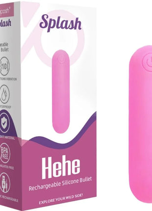ARMONY - SPLASH HEHE VIBRATOR BULLET SILIKON 10 VIBRATIONEN 65 X 15 CM ROSA - Vibrierende Kugeln