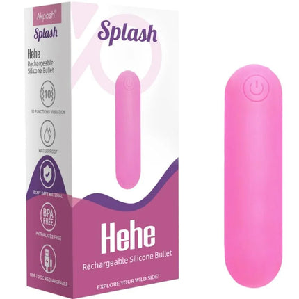 ARMONY - SPLASH HEHE VIBRATOR BULLET SILIKON 10 VIBRATIONEN 65 X 15 CM ROSA - Vibrierende Kugeln
