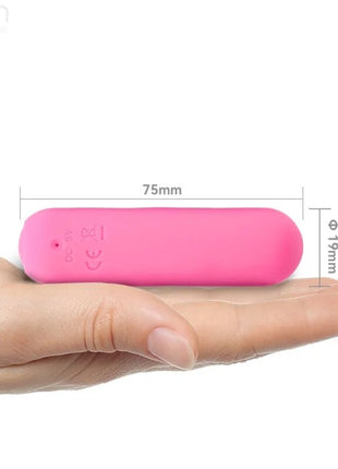 ARMONY - SPLASH JOIE VIBRATOR BULLET SILIKON FERNBEDIENUNG 10 VIBRATIONEN 75 X 19 CM ROSA - Vibrierende Kugeln