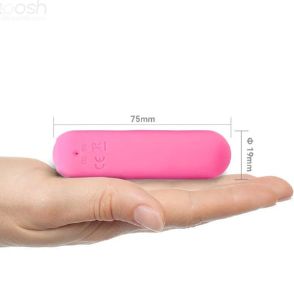 ARMONY - SPLASH JOIE VIBRATOR BULLET SILIKON FERNBEDIENUNG 10 VIBRATIONEN 75 X 19 CM ROSA - Vibrierende Kugeln