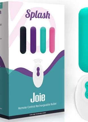 ARMONY - SPLASH JOIE VIBRATOR BULLET SILIKON FERNBEDIENUNG 10 VIBRATIONEN 75 X 19 CM GRÜN - Vibrierende Kugeln