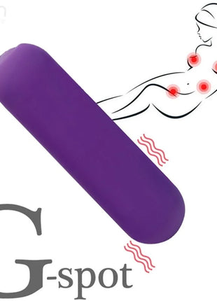 ARMONY - SPLASH JOIE VIBRATOR BULLET SILIKON FERNBEDIENUNG 10 VIBRATIONEN 75 X 19 CM LILA - Vibrierende Kugeln