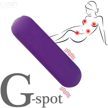 ARMONY - SPLASH JOIE VIBRATOR BULLET SILIKON FERNBEDIENUNG 10 VIBRATIONEN 75 X 19 CM LILA - Vibrierende Kugeln