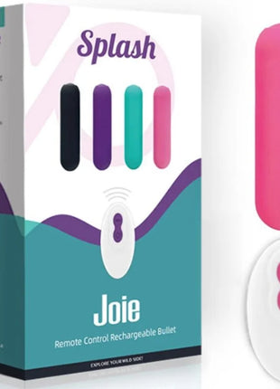 ARMONY - SPLASH JOIE VIBRATOR BULLET SILIKON FERNBEDIENUNG 10 VIBRATIONEN 75 X 19 CM ROSA - Vibrierende Kugeln
