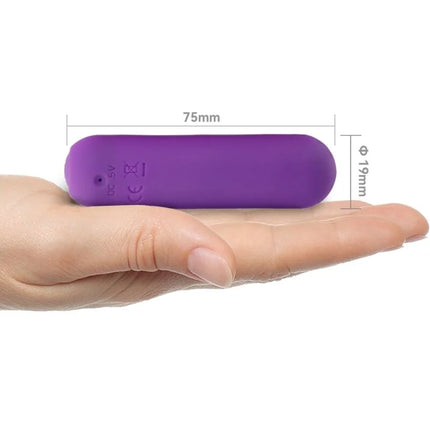 ARMONY - SPLASH JOIE VIBRATOR BULLET SILIKON FERNBEDIENUNG 10 VIBRATIONEN 75 X 19 CM LILA - Vibrierende Kugeln