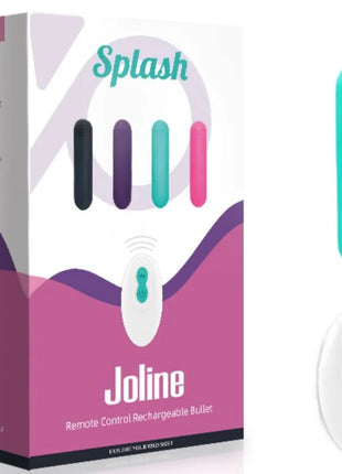 ARMONY - SPLASH JOLINE VIBRATOR BULLET SILIKON FERNBEDIENUNG 10 VIBRATIONEN 65 X 15 CM GRÜN - Vibrierende Kugeln