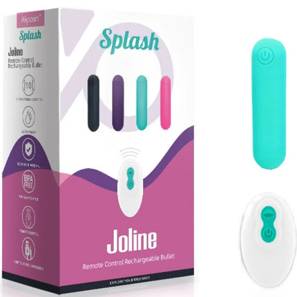 ARMONY - SPLASH JOLINE VIBRATOR BULLET SILIKON FERNBEDIENUNG 10 VIBRATIONEN 65 X 15 CM GRÜN - Vibrierende Kugeln