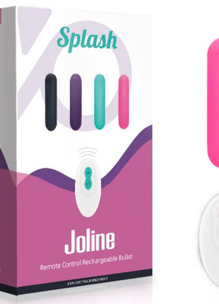 ARMONY - SPLASH JOLINE VIBRATOR BULLET SILIKON FERNBEDIENUNG 10 VIBRATIONEN 65 X 15 CM ROSA - Vibrierende Kugeln