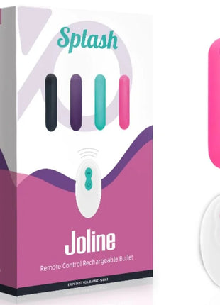 ARMONY - SPLASH JOLINE VIBRATOR BULLET SILIKON FERNBEDIENUNG 10 VIBRATIONEN 65 X 15 CM ROSA - Vibrierende Kugeln