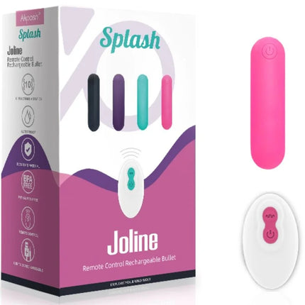 ARMONY - SPLASH JOLINE VIBRATOR BULLET SILIKON FERNBEDIENUNG 10 VIBRATIONEN 65 X 15 CM ROSA - Vibrierende Kugeln
