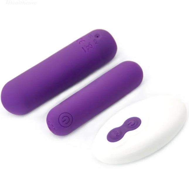 Armony splash joline vibrator bullet aus lila silikon mit weißer fernbedienung und 10 vibrationen 6,5 x 1,5 cm
