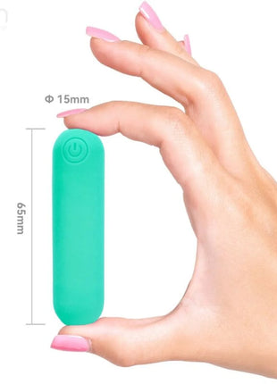ARMONY - SPLASH JOLINE VIBRATOR BULLET SILIKON FERNBEDIENUNG 10 VIBRATIONEN 65 X 15 CM GRÜN - Vibrierende Kugeln