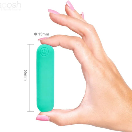 ARMONY - SPLASH JOLINE VIBRATOR BULLET SILIKON FERNBEDIENUNG 10 VIBRATIONEN 65 X 15 CM GRÜN - Vibrierende Kugeln
