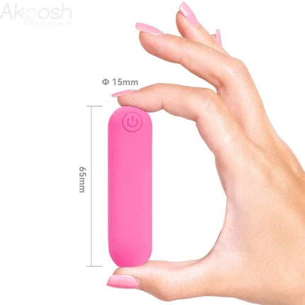 ARMONY - SPLASH JOLINE VIBRATOR BULLET SILIKON FERNBEDIENUNG 10 VIBRATIONEN 65 X 15 CM ROSA - Vibrierende Kugeln