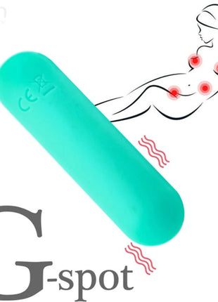 ARMONY - SPLASH JOLINE VIBRATOR BULLET SILIKON FERNBEDIENUNG 10 VIBRATIONEN 65 X 15 CM GRÜN - Vibrierende Kugeln