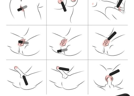 ARMONY - SPRENGKOPF-VIBRATOR-KUGEL SCHWARZ 2 CM x 8.8 CM