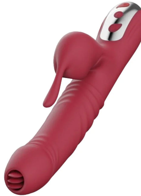 ARMONY - SUCK VIBRATOR & SAUGER MIT STIMULIERENDER ZUNGE BURGUND