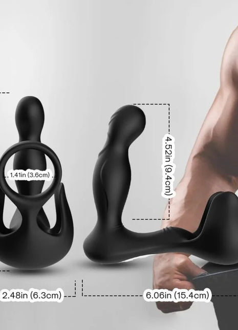 ARMONY - SURROUND VIBRATOR ANAL & STIMULATOR HODEN & RING - FERNBEDIENUNG - Prostata-Vibratoren