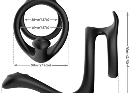 ARMONY - TAIL DOPPELTER ANALRING SCHWARZ