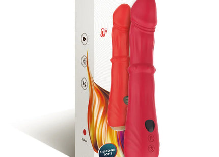 ARMONY - THERMO-EINSTELLBARER PUNKT-A-STIMULATOR-VIBRATOR-DILDO ROT