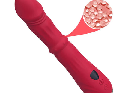 ARMONY - THERMO-EINSTELLBARER PUNKT-A-STIMULATOR-VIBRATOR-DILDO ROT