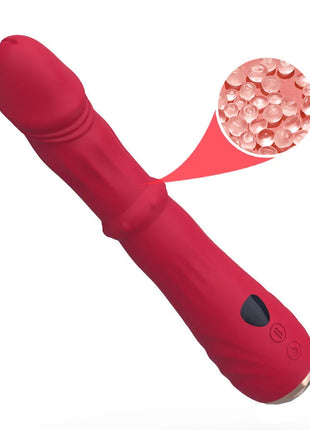 ARMONY - THERMO-EINSTELLBARER PUNKT-A-STIMULATOR-VIBRATOR-DILDO ROT
