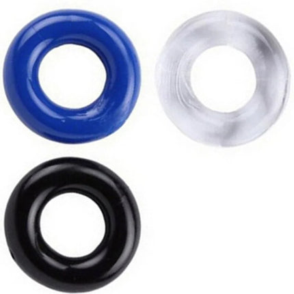 Arme silicone-ringe in blau klar und schwarz von ARMONY titan love donut ring mehrere farben