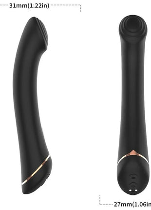 ARMONY - VIBRATOR FALTKOPF SILIKON - SCHWARZ - A-Punkt Vibratoren