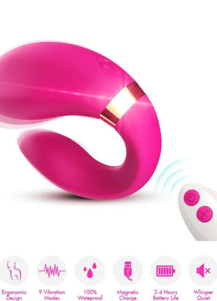ARMONY - VIBRATOR FÜR PAARE MIT FERNBEDIENUNG FUCHSIA