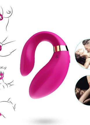 ARMONY - VIBRATOR FÜR PAARE MIT FERNBEDIENUNG FUCHSIA