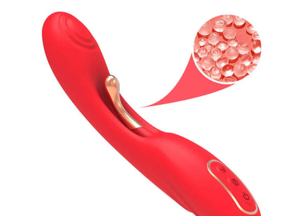 ARMONY - VIBRATOR MIT OSZILLIERENDER ZUNGE ROT
