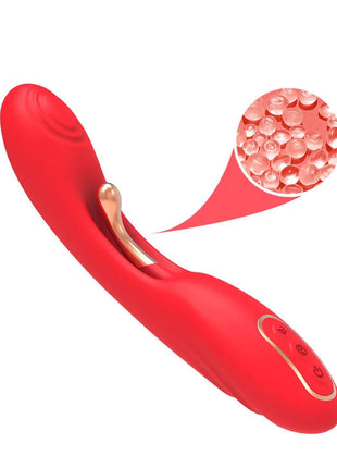 ARMONY - VIBRATOR MIT OSZILLIERENDER ZUNGE ROT