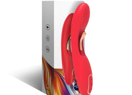 ARMONY - VIBRATOR MIT OSZILLIERENDER ZUNGE ROT