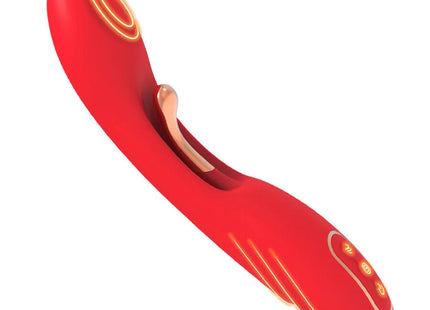 ARMONY - VIBRATOR MIT OSZILLIERENDER ZUNGE ROT