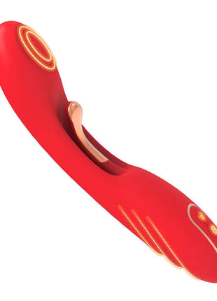 ARMONY - VIBRATOR MIT OSZILLIERENDER ZUNGE ROT