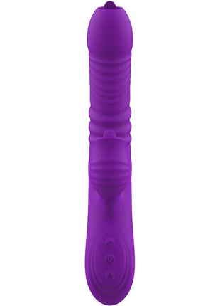 ARMONY - VOLLSTNDIGER G-PUNKT-KANINCHENVIBRATOR MIT STIMULIERENDEM ZUNGENVIOLETTEN WRMEEFFEKT