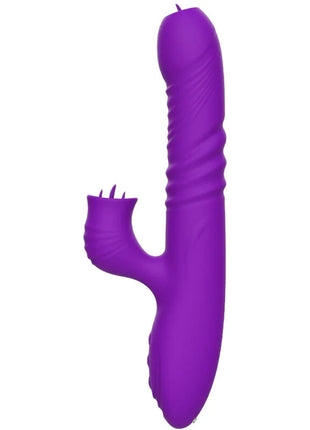 ARMONY - VOLLSTNDIGER G-PUNKT-KANINCHENVIBRATOR MIT STIMULIERENDEM ZUNGENVIOLETTEN WRMEEFFEKT