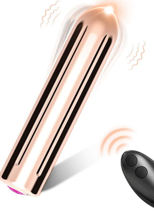 ARMONY - WARHEAD VIBRATOR BULLET FERNBEDIENUNG GOLDEN 2 CM X 8.8 CM - Vibrierende Kugeln