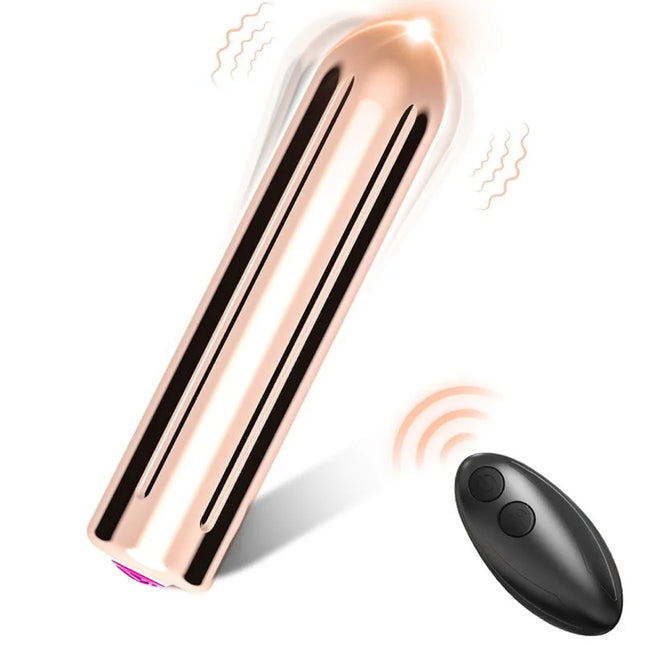 ARMONY - WARHEAD VIBRATOR BULLET FERNBEDIENUNG GOLDEN 2 CM X 8.8 CM - Vibrierende Kugeln