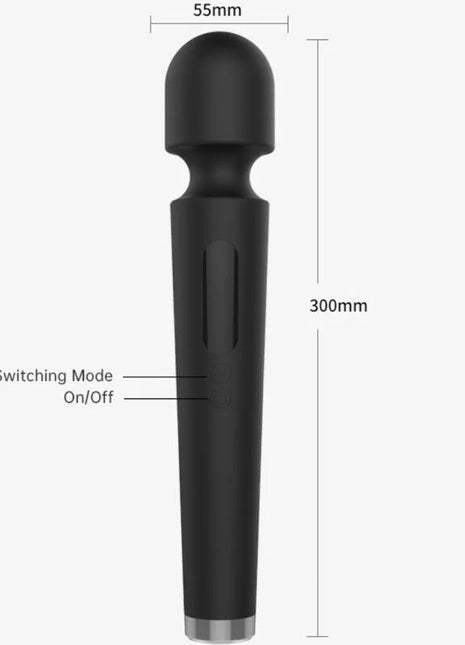 ARMONY - X POWER GROSSER MASSAGER & VIBRATOR 7 VIBRATIONEN SCHWARZ