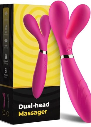 ARMONY - Y-WAND MASSAGER & VIBRATOR DOPPELKOPF FUCHSIA